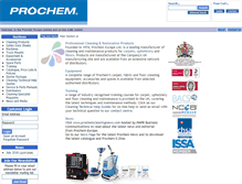 Tablet Screenshot of prochem-uk.com